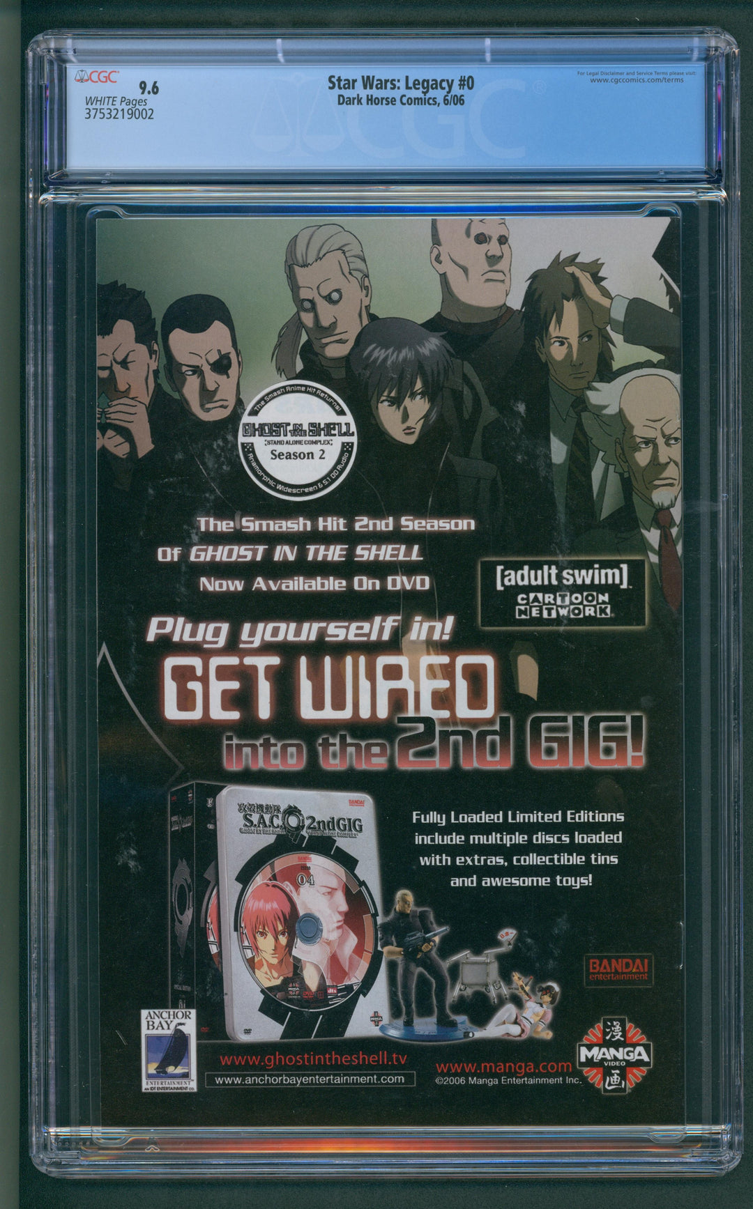 Star Wars: Legacy #0 CGC 9.6