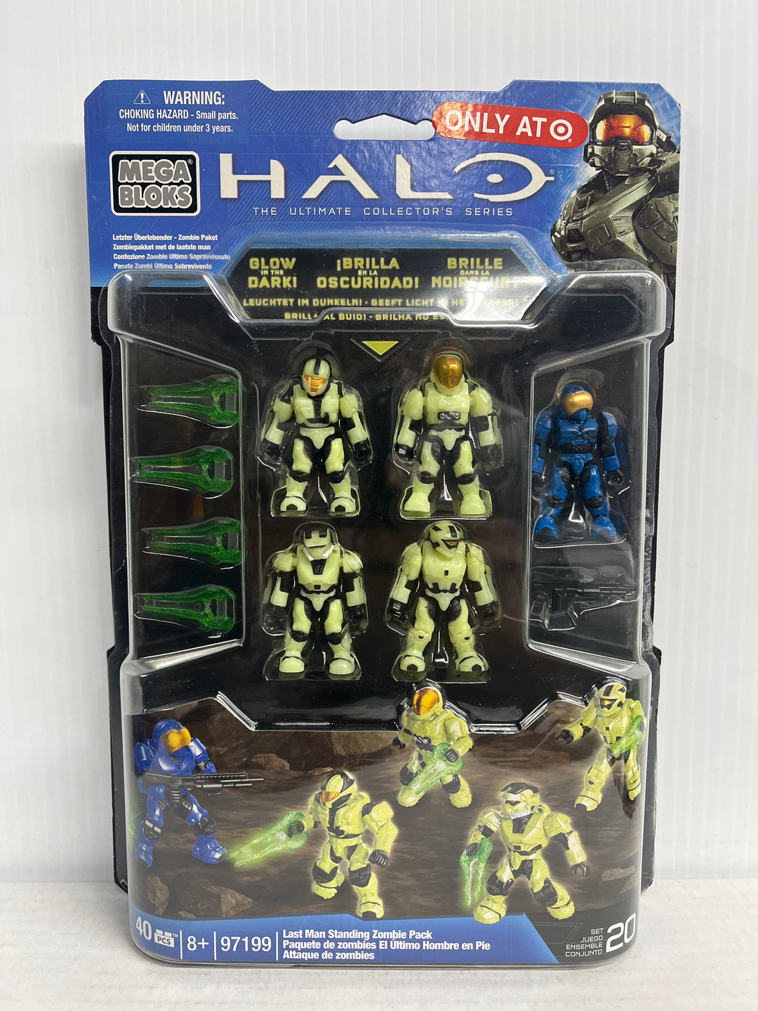 Halo Last Man Standing Zombie Pack - Damaged Box