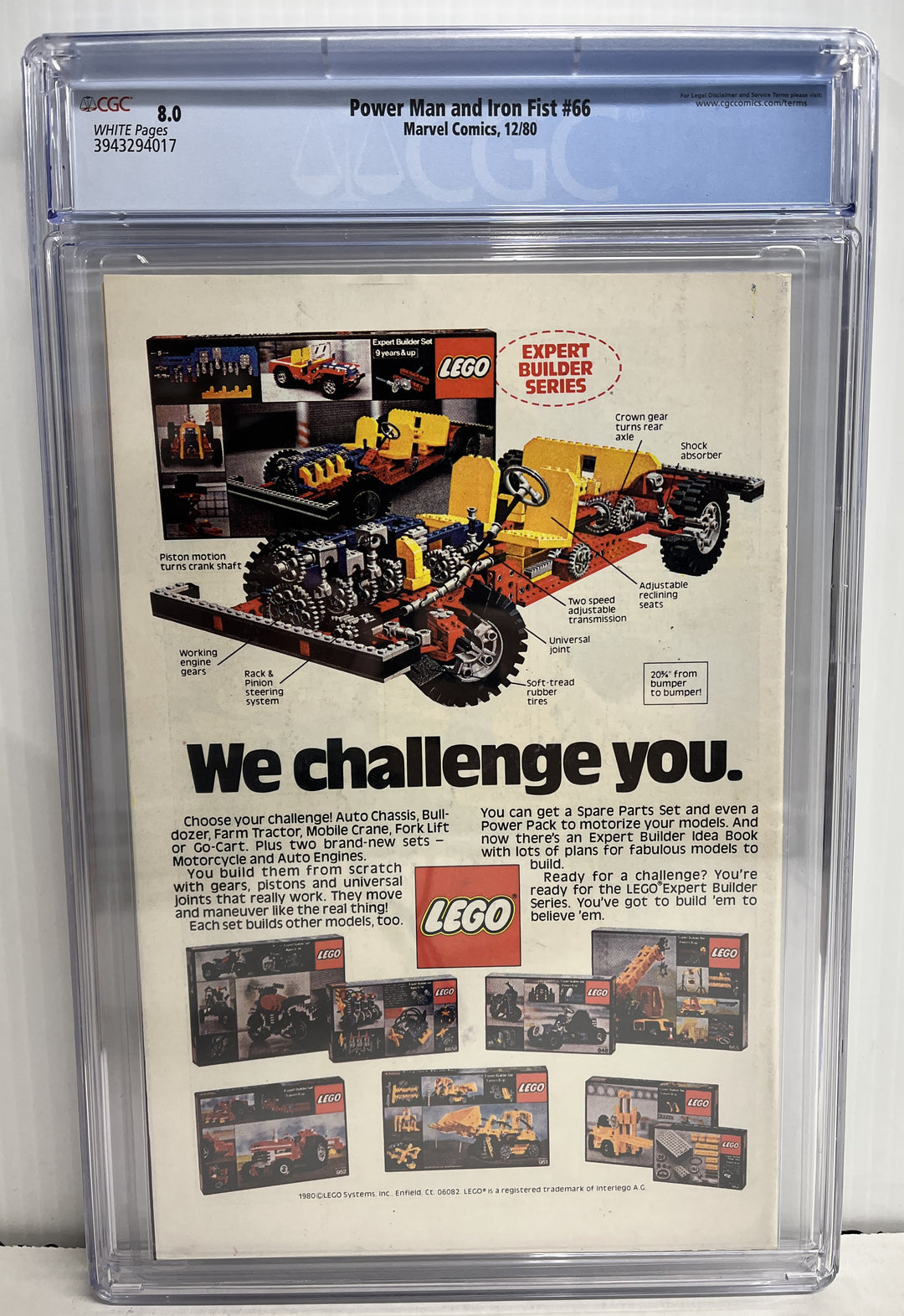 Power Man and Iron Fist #66 CGC 8.0