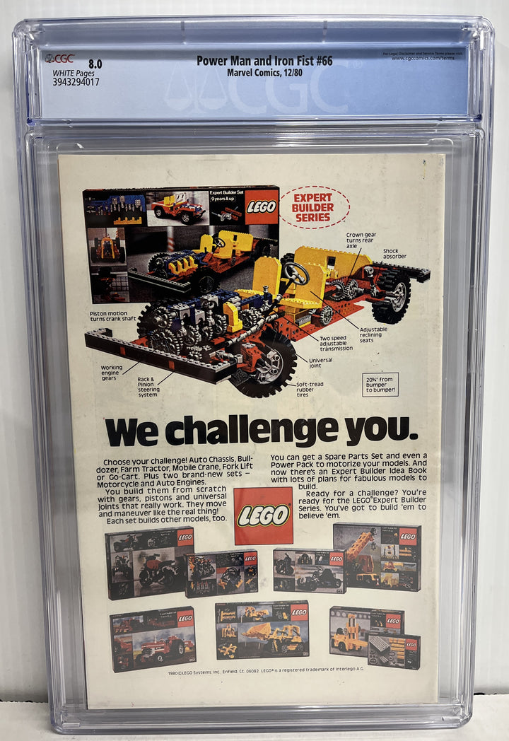 Power Man and Iron Fist #66 CGC 8.0