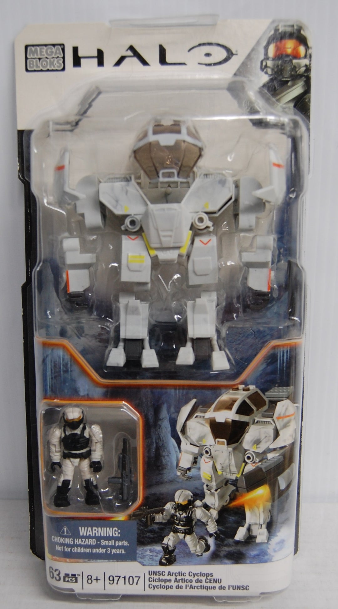Mega Bloks Halo - UNSC Arctic Cyclops 97107 MEGA 2013 (Unsealed)