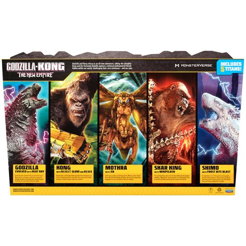 Godzilla vs. Kong Movie 6-Inch Action Figure 5-Pack