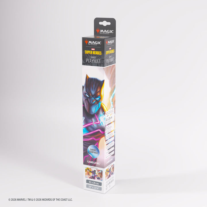 Magic the Gathering: Marvel Super Heroes Shiny Playmat - Striking Black Panther