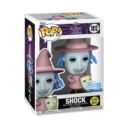 Funko Pop! #1812 The Nightmare Before Christmas- Shock Glow-in-the-Dark - Exclusive