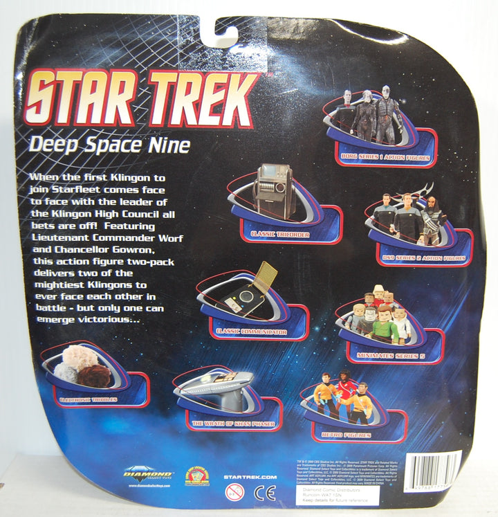 Star Trek: Deep Space Nine - Chancellor Gowron & Lieutenant Commander Worf 2pk