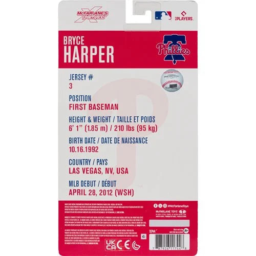 MLB McFarlane SportsPicks Wave 1 Philadelphia Phillies Bryce Harper 6-Inch Action Figure