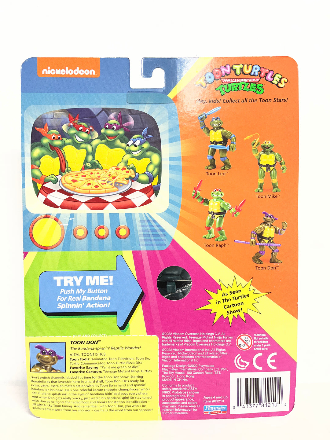 Teenage Mutant Ninja Turtles Toon Don Action Figure