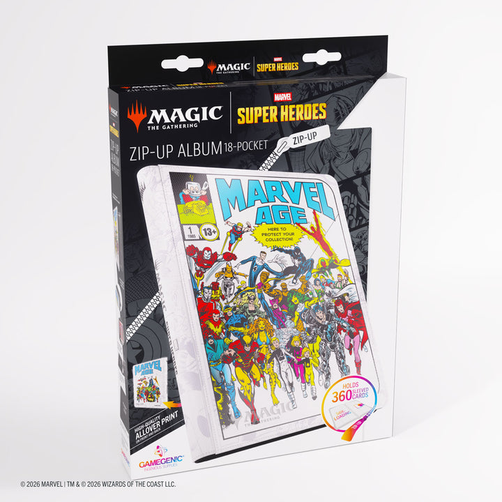 Magic: The Gathering: Marvel Super Heroes: 18-Pocket Zip-Up Binder - Marvel Age