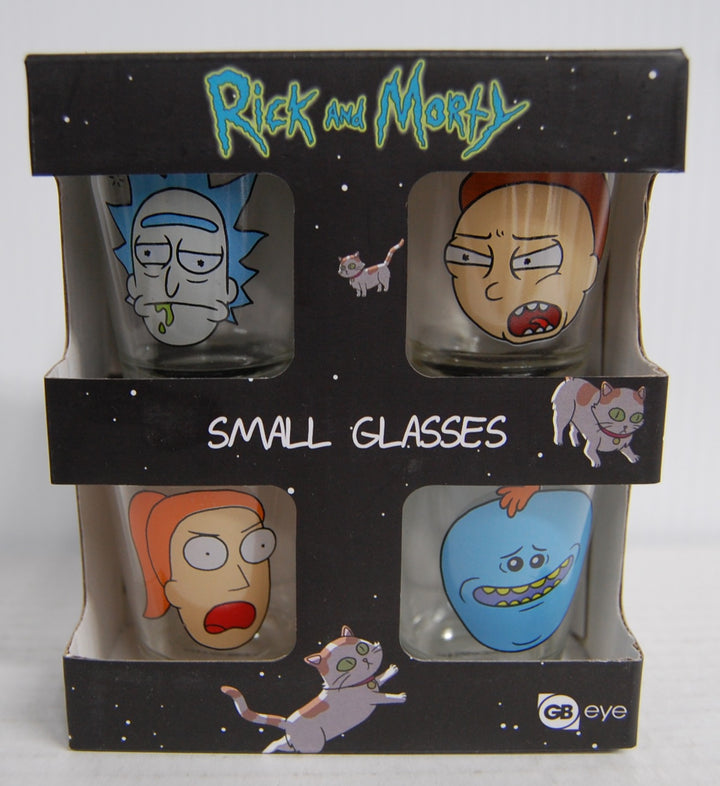 Rick and Morty - Small Glasses ( Set of 4 ) GB Eye 2016