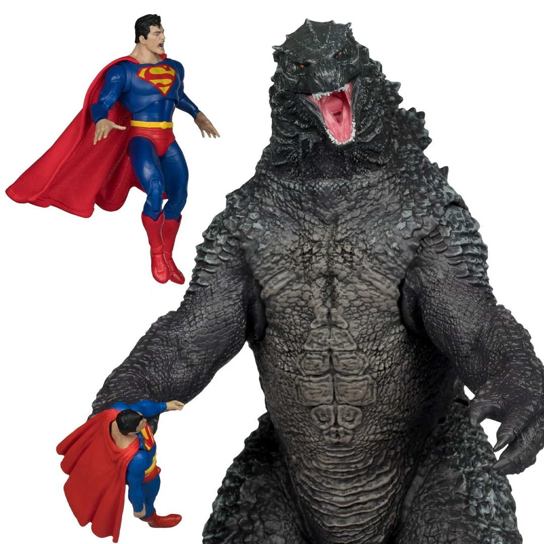 McFarlane DC Multiverse Superman vs. Godzilla - Monsterverse JLA 2025 New