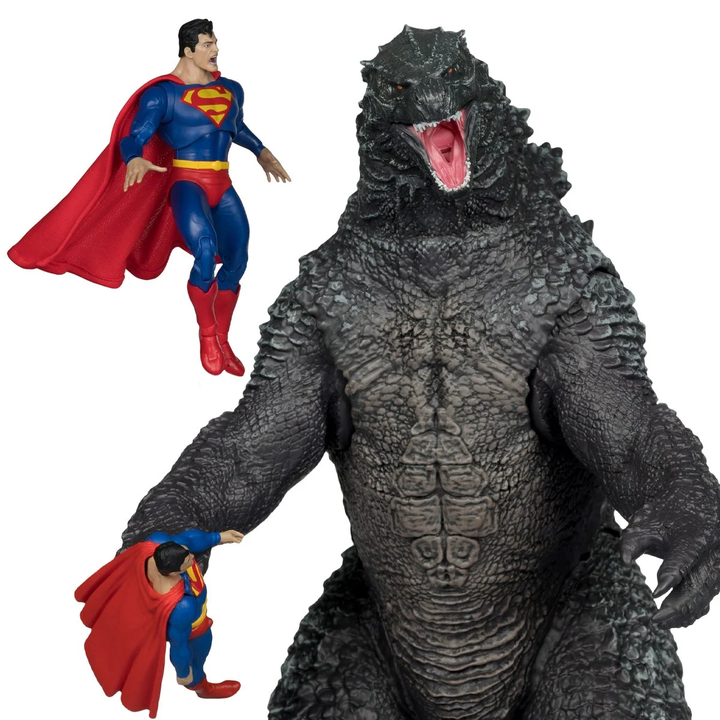 McFarlane DC Multiverse Superman vs. Godzilla - Monsterverse JLA 2025 New