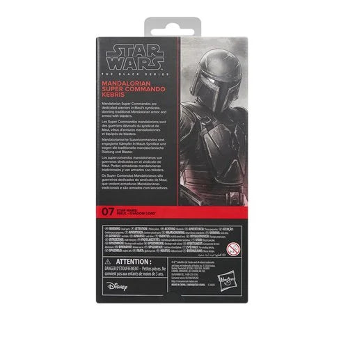 Star Wars The Black Series Mandalorian Super Commando Kebris 6-Inch Action Figure