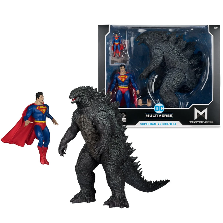 McFarlane DC Multiverse Superman vs. Godzilla - Monsterverse JLA 2025 New
