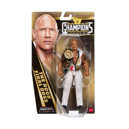 WWE Champions 2026 Wave 2 The Rock with People's Championship Title Action Figure