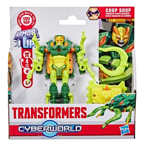 Transformers Cyberworld Chop Shop Armored Cyber Changers - 4 Inch Action Figure
