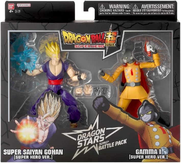 DB Super Hero Dragon Stars SS Gohan vs Gamma 1 Battle Pack