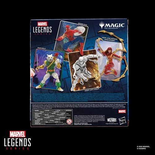 Spider-Man Marvel Legends Magic: The Gathering Mary Jane Watson (Iron Spider) 6in Action Figure and Card
