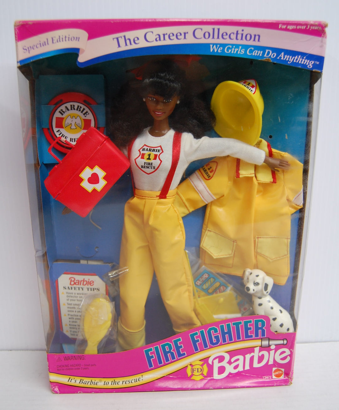 Barbie Career Collection African American Fire Fighter 1994 #13472