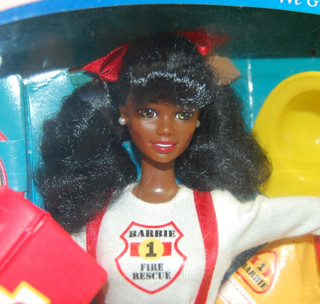 Barbie Career Collection African American Fire Fighter 1994 #13472