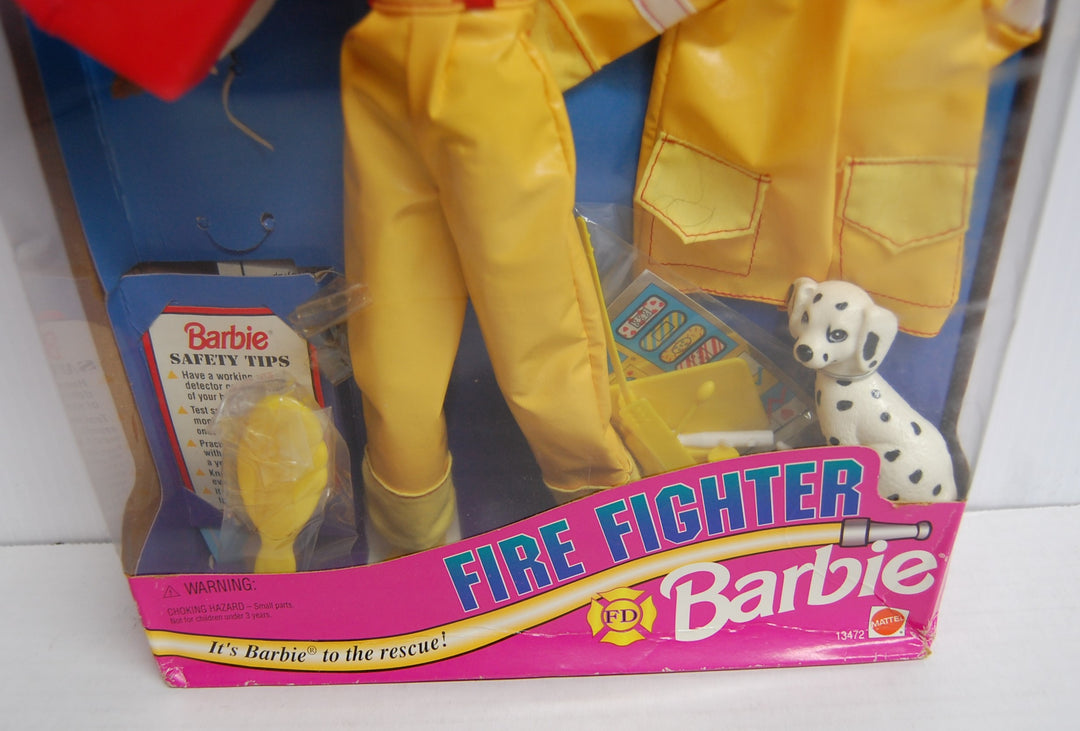 Barbie Career Collection African American Fire Fighter 1994 #13472
