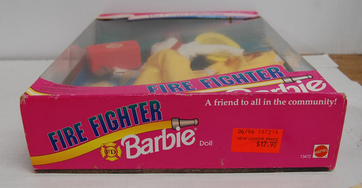 Barbie Career Collection African American Fire Fighter 1994 #13472