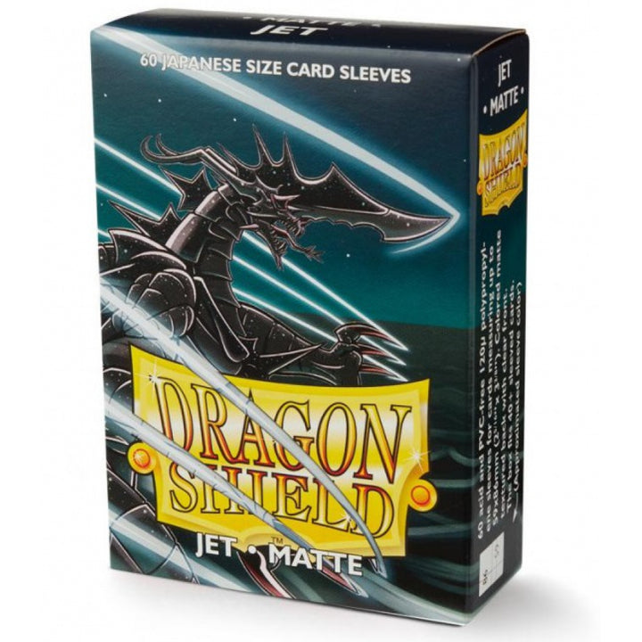 Dragon Shield Card Sleeves - Japanese Matte: Jet (60 Ct)