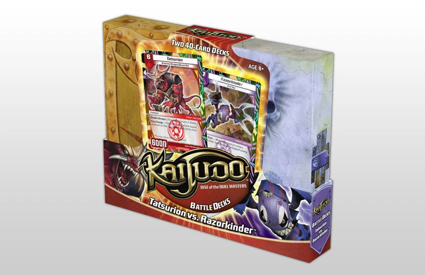 Kaijudo Rise of the Duel Masters - Battle Decks ( Tatsurion vs. Razorkinders)