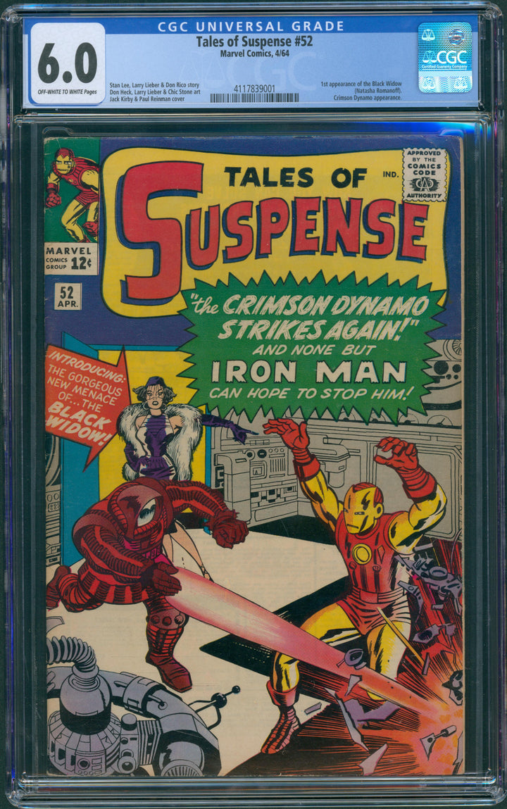 Tales Of Suspense #52 CGC 6.0