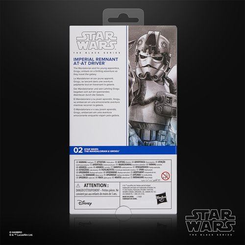 Star Wars The Black Series The Mandalorian & Grogu Imperial Remnant AT-AT Driver 6-Inch Action Figure