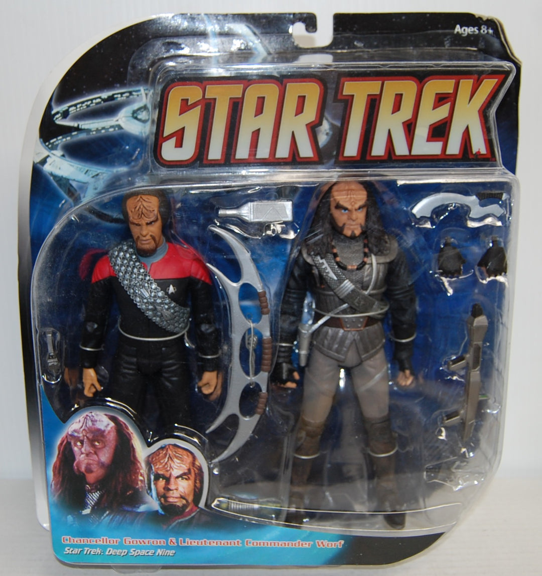 Star Trek: Deep Space Nine - Chancellor Gowron & Lieutenant Commander Worf 2pk