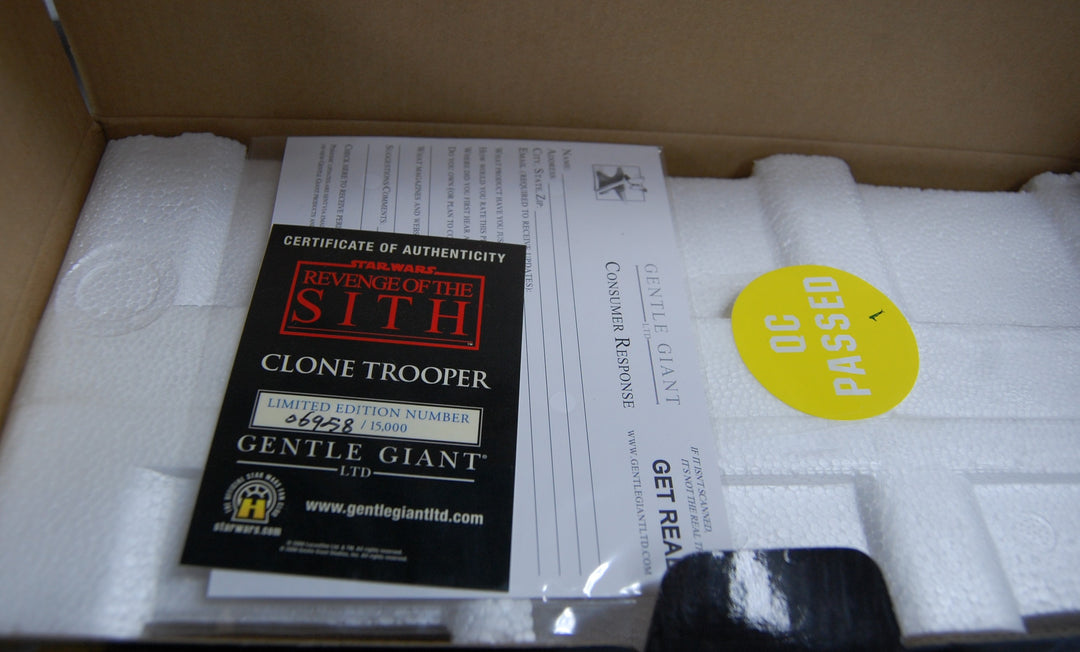 Star Wars Clone Trooper (Blue) Deluxe Bust - 501st Special Ops 06958/15000 Gentle Giant