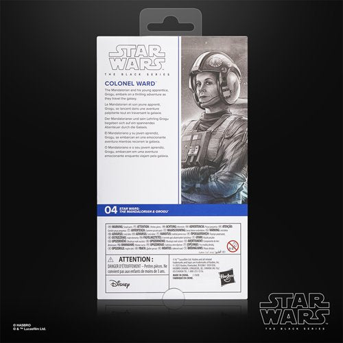 Star Wars The Black Series The Mandalorian & Grogu Colonal Ward 6-Inch Action Figure