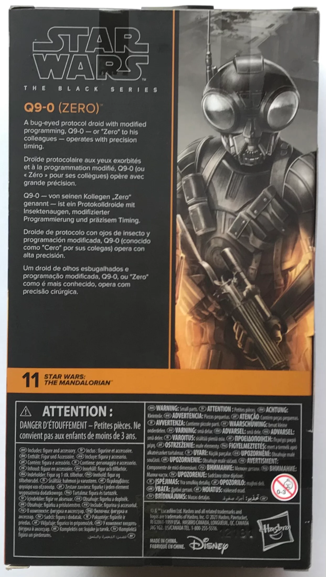 Star Wars: The Black Series - Q9-0 (Zero) 6-Inch Action Figure