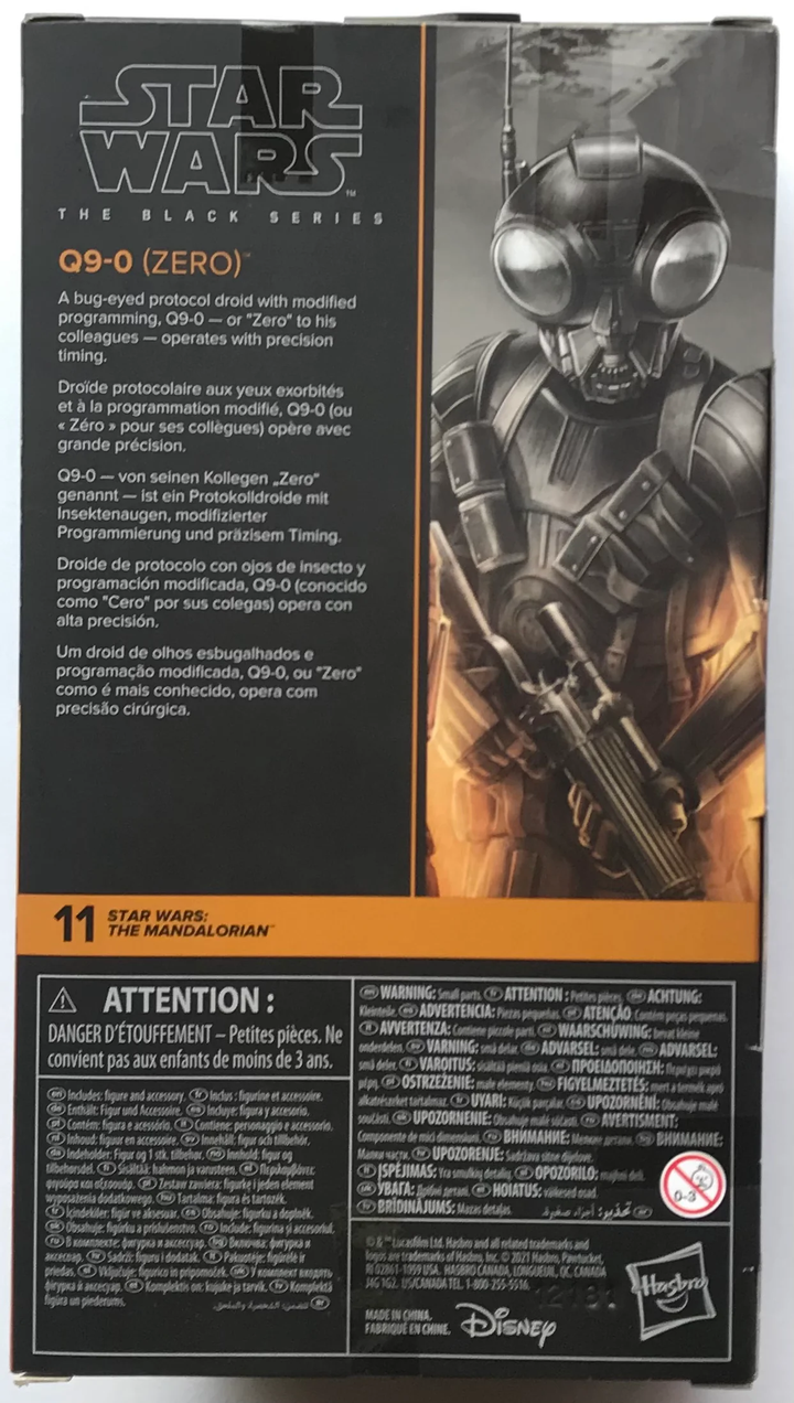 Star Wars: The Black Series - Q9-0 (Zero) 6-Inch Action Figure
