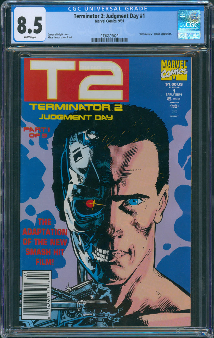 Terminator 2: Judgment Day #1 CGC 8.5 *AS IS*