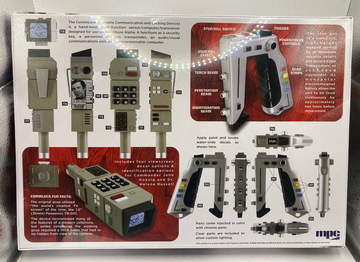 Commlock and Stun Gun "Space: 1999" 1/1 Scale Model - SEALED