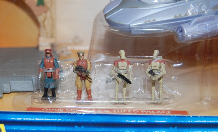 Star Wars Action Fleet Episode 1 Gian Speeder & Theed Palace 1998 Galoob