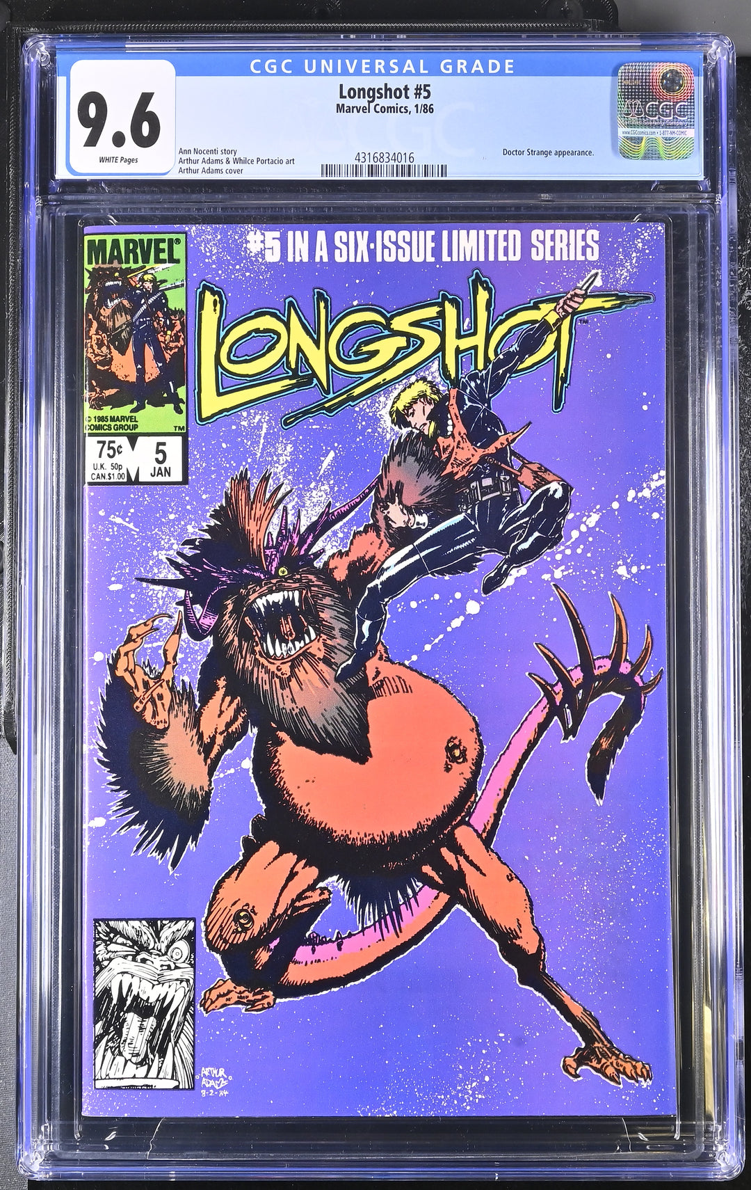 Longshot #5 CGC 9.6