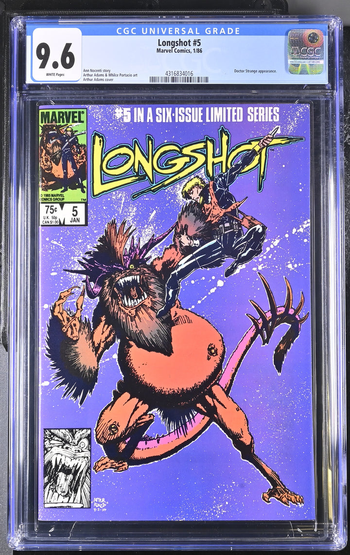 Longshot #5 CGC 9.6