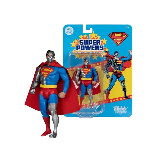 DC Super Powers Wave 13 4 1/2-Inch Scale Cyborg Superman Action Figure