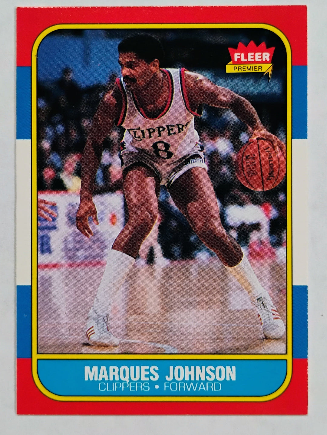 1986-87 Fleer Basketball Marques Johnson # 54