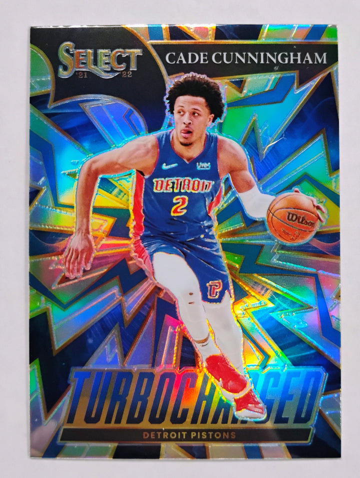 2021-22 Panini Select Cade Cunningham Turbocharged Rookie Insert #6