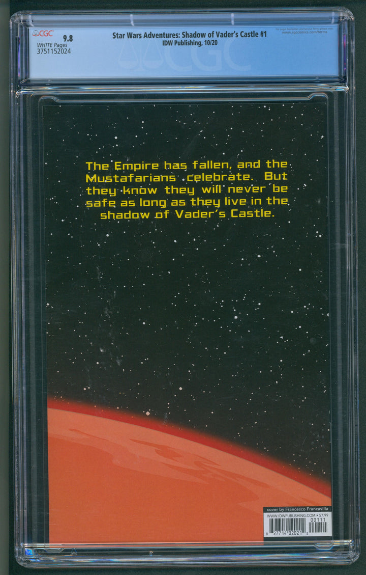 Star Wars Adventures: Shadow of Vader's Castle #1 CGC 9.8