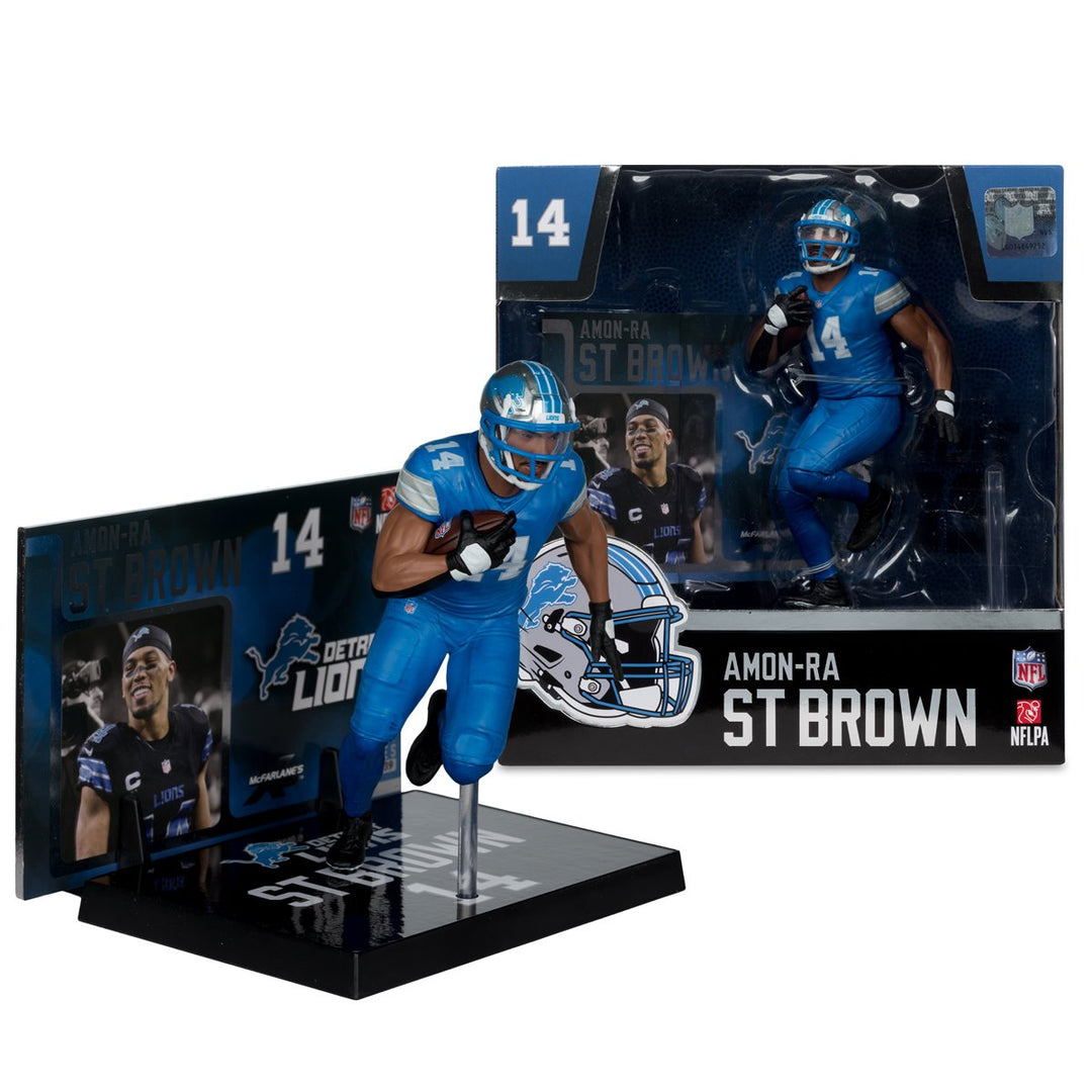 NFL SportsPicks 2025 Detroit Lions Amon-Ra St. Brown 7-Inch Scale Posed Figure