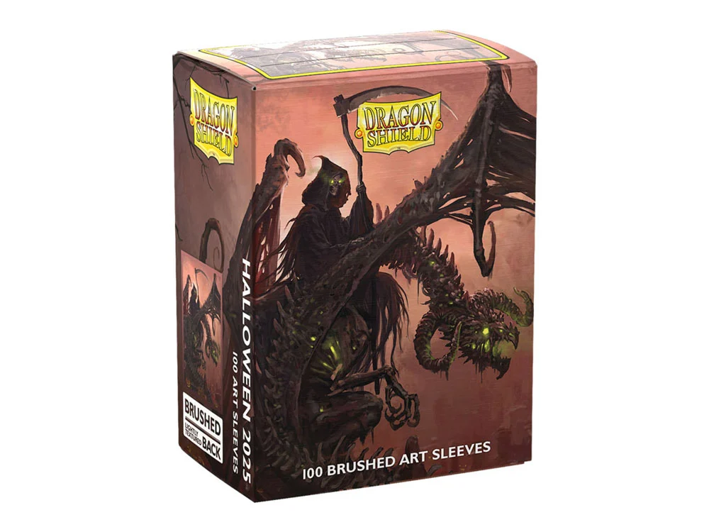 Dragon Shield Card Sleeves - Art: Halloween 2025 Dragon - Brushed
