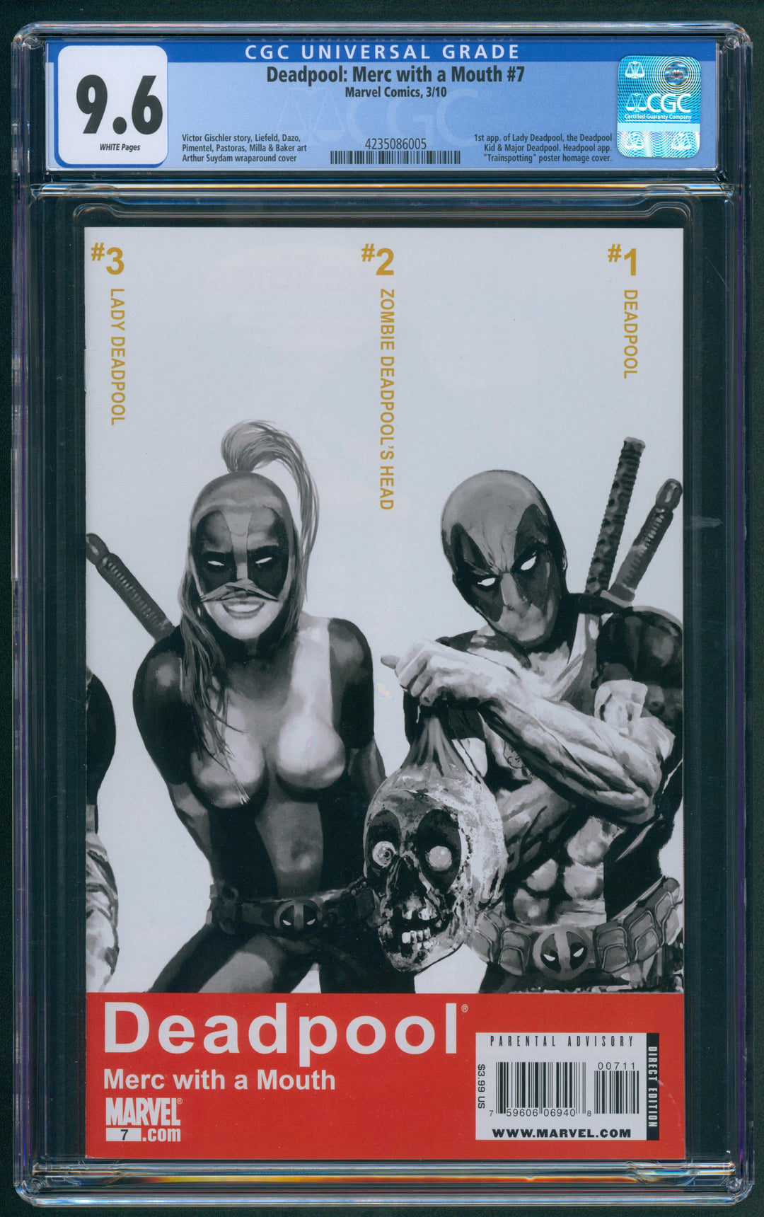 Deadpool: Merc with a Mouth #7 CGC 9.6