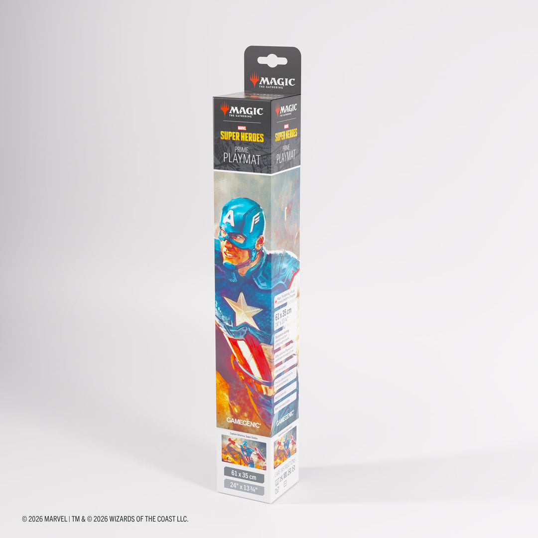 Magic the Gathering: Marvel Super Heroes Prime Playmat - Captain America, Super-Soldier