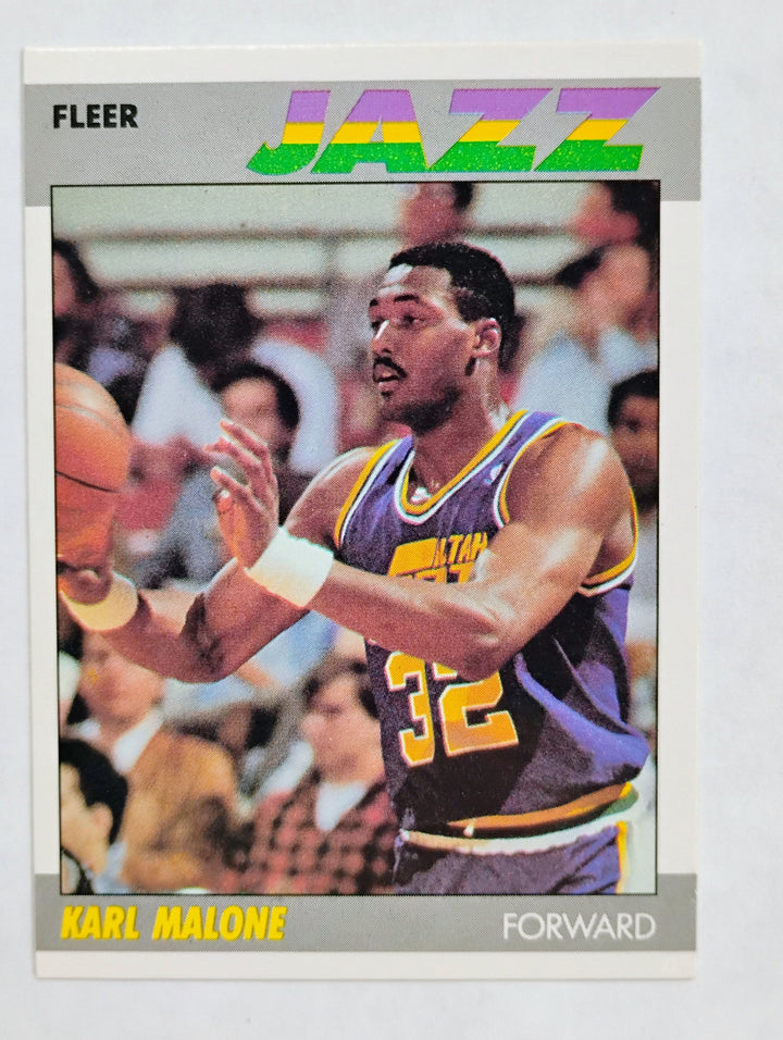 1987-88 Fleer Basketball Karl Malone #68