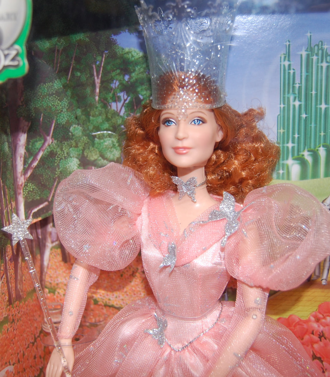 Wizard of Oz 75th Anniv. - Glinda Doll Y0248 - Barbie Pink Label 2012 (Box Wear/Stained)