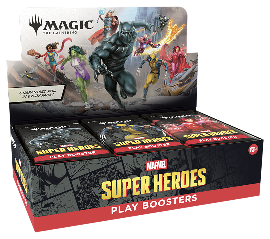 Magic The Gathering: - Marvel Super Heroes - Play Booster Box (30 Ct)